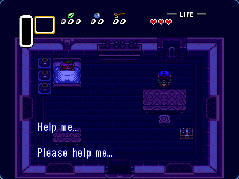 The Legend of Zelda: A Link to the Past real in-game action running in the OldGames emulator